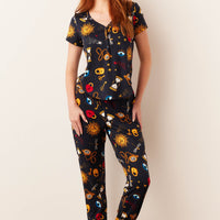 Nadia Cloud Jersey PJ Set in Mystic