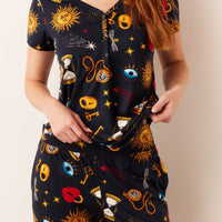Nadia Cloud Jersey PJ Set in Mystic