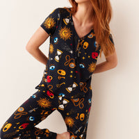 Nadia Cloud Jersey PJ Set in Mystic