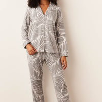 Winter Cloud Jersey PJ Set in Whisper