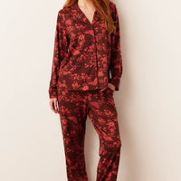 Winter Cloud Jersey PJ Set in Botanical
