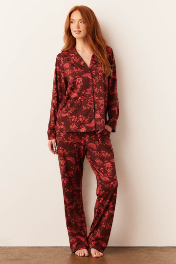 Winter Cloud Jersey PJ Set in Botanical