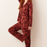 Winter Cloud Jersey PJ Set in Botanical