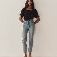 FRANCES TOP -- BLACK