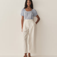 FREDERICA TOP -- ICY BLUE