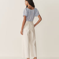 FREDERICA TOP -- ICY BLUE