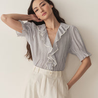 HENRI TOP -- ADELAIDE STRIPE