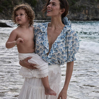 HENRI TOP -- BLEU ROSIER FLORAL