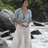 HENRI TOP -- BLEU ROSIER FLORAL