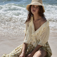 HENRI TOP -- CREME CITRON