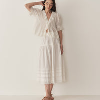 HENRI TOP -- SALT EYELET