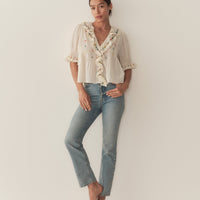 HETTIE TOP -- SEA SALT