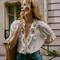 HETTIE TOP -- SEA SALT