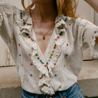 HETTIE TOP -- SEA SALT