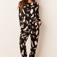 Shari Cloud Jersey PJ Set in Zodiac