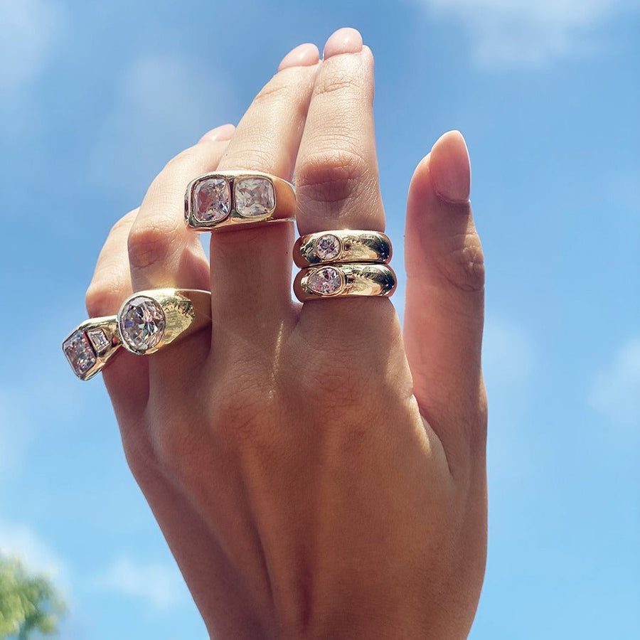 Round Gypsy Ring