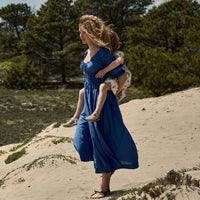 ISCHIA DRESS -- CORFU BLUE