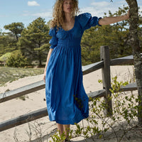 ISCHIA DRESS -- CORFU BLUE