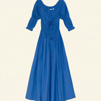 ISCHIA DRESS -- CORFU BLUE