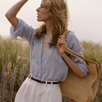 JONIE TOP -- HARBOR BLUE
