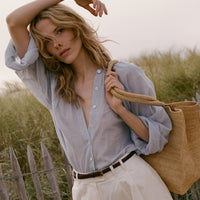 JONIE TOP -- HARBOR BLUE