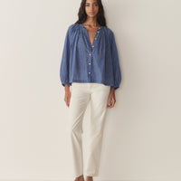 JONIE TOP -- CASSIS CHECK