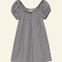 JULIA DRESS -- NOIR LA MADDALENA GINGHAM
