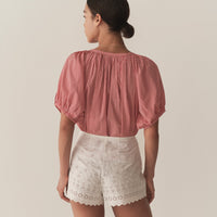 JUNE TOP -- CERISE PARIS GINGHAM