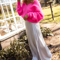 Silvery Janis Maxi Skirt
