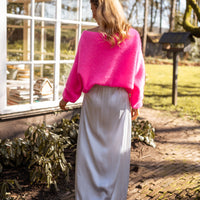 Silvery Janis Maxi Skirt