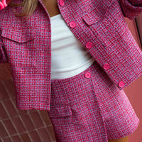 Pink Tweed Jemina Skort