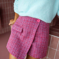Pink Tweed Jemina Skort