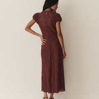 KATARINA DRESS -- BLACK CHERRY