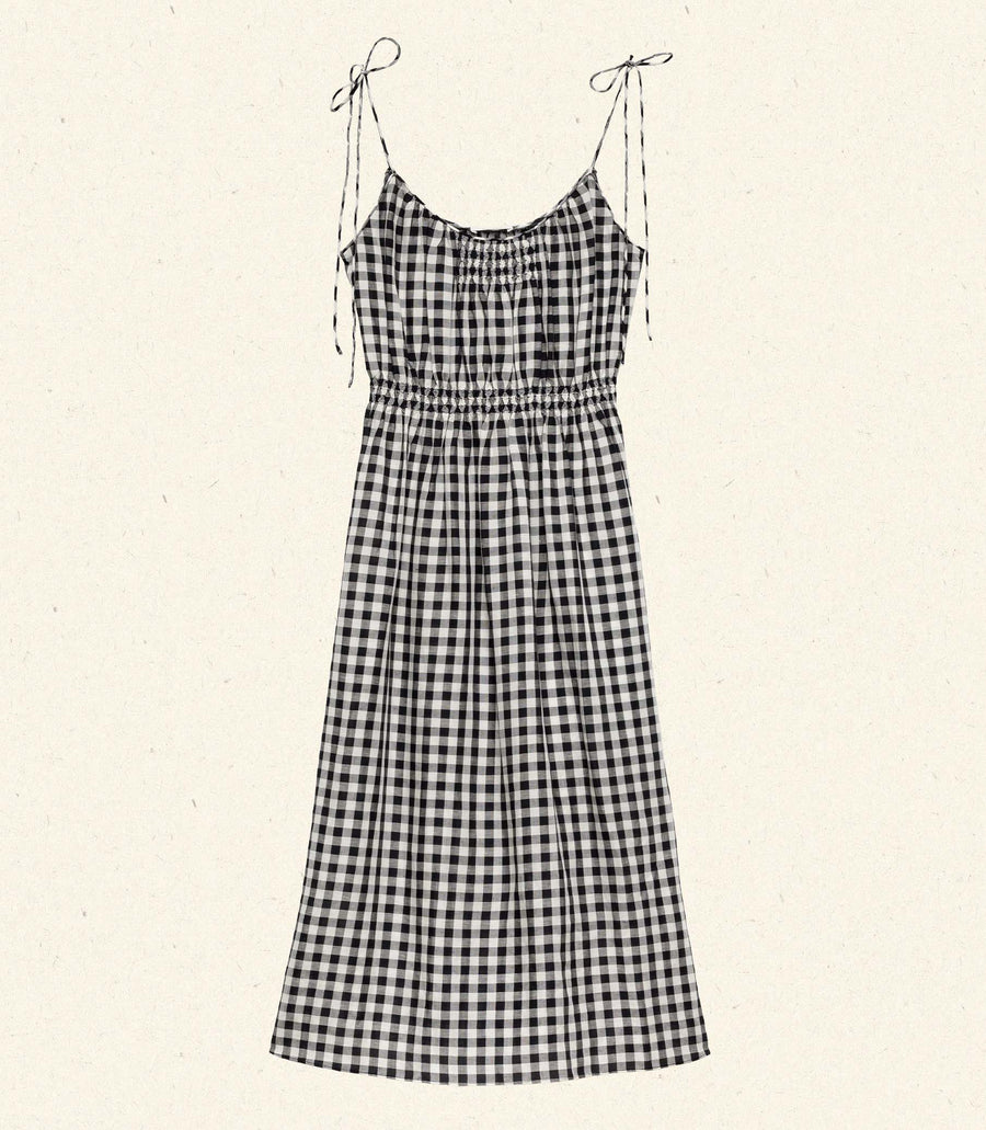 LESLIE DRESS -- MARILYN GINGHAM