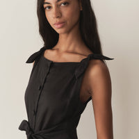 LEVINE DRESS -- BLACK