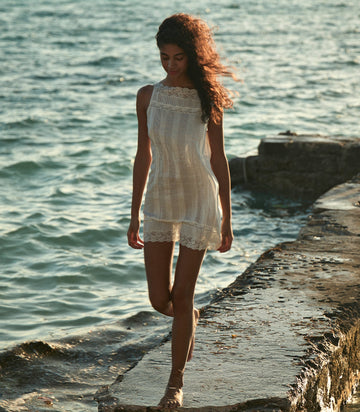LIDA DRESS -- SALT