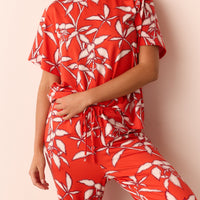 Maddie Cloud Jersey PJ Set in Zen