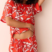 Maddie Cloud Jersey PJ Set in Zen