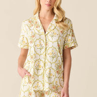 Maren Cloud Jersey PJ Set in Fleur