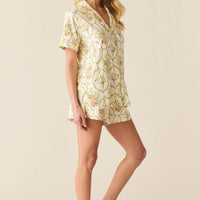 Maren Cloud Jersey PJ Set in Fleur