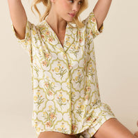 Maren Cloud Jersey PJ Set in Fleur