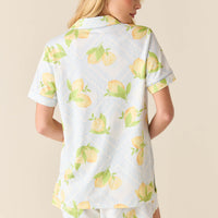 Maren Cloud Jersey PJ Set in Lemon Spritz