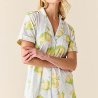 Maren Cloud Jersey PJ Set in Lemon Spritz