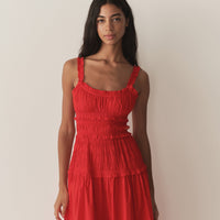 MARIANNE DRESS -- CARMINE