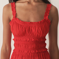 MARIANNE DRESS -- CARMINE