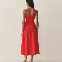 MARIANNE DRESS -- CARMINE