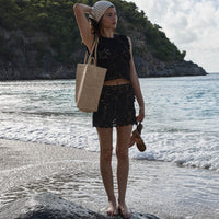 MARCIA TOP -- BLACK
