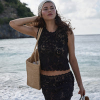 MARCIA TOP -- BLACK