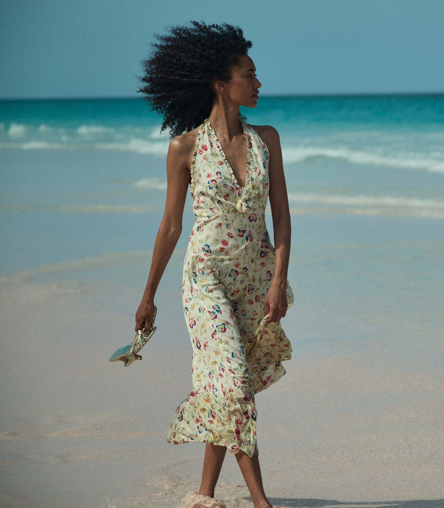 MAZARIN DRESS -- WINDSWEPT BLOOMS