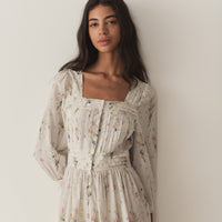 MINTA DRESS -- PAINTED BOUQUET